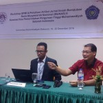 Nurmandi, a chief of AIPTM in AIPPTM's Forum in Makassar, December 20th.